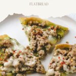 chicken pesto flatbread pinterest pin