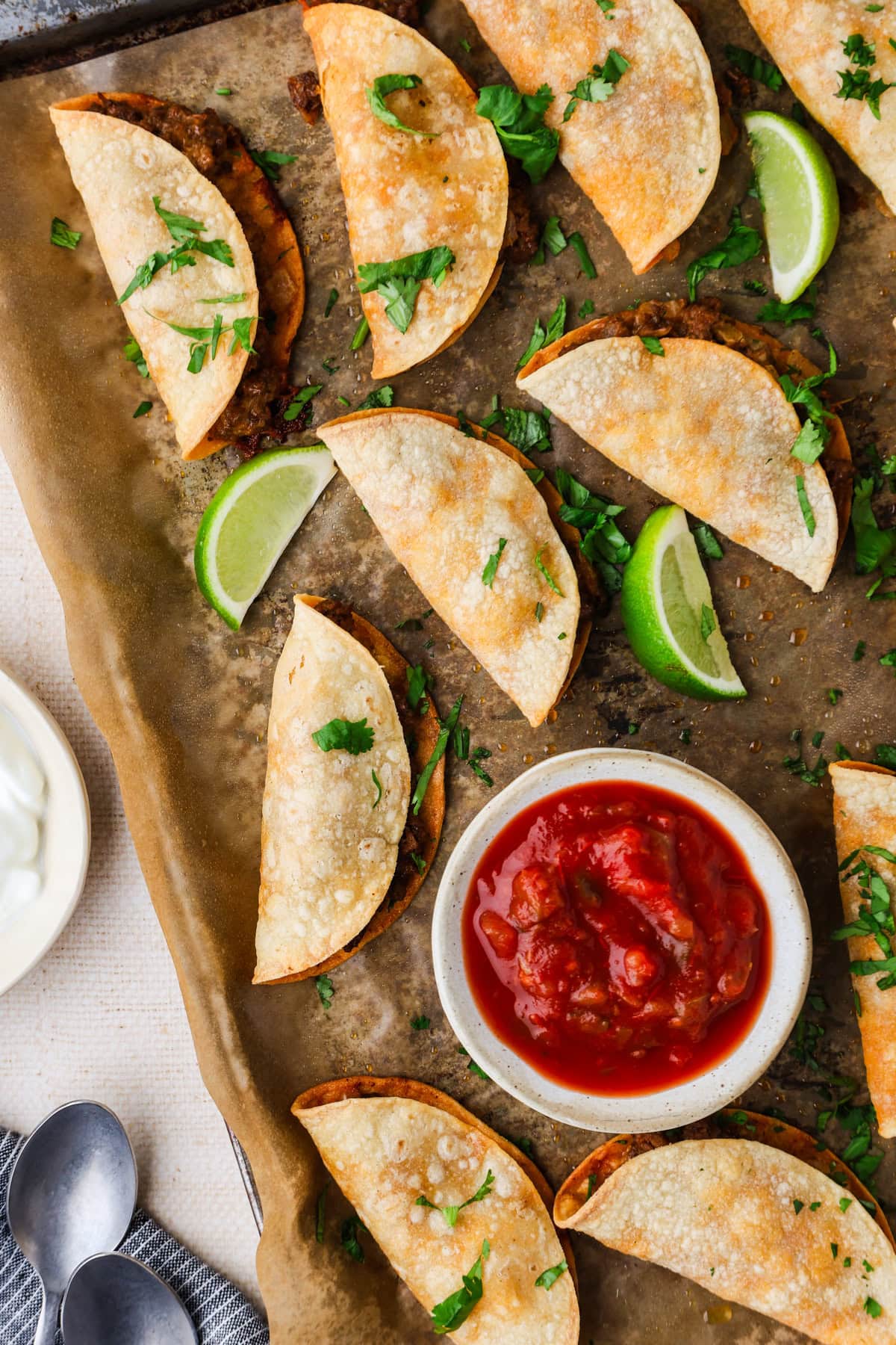 Bison Tacos (Crispy Baked)