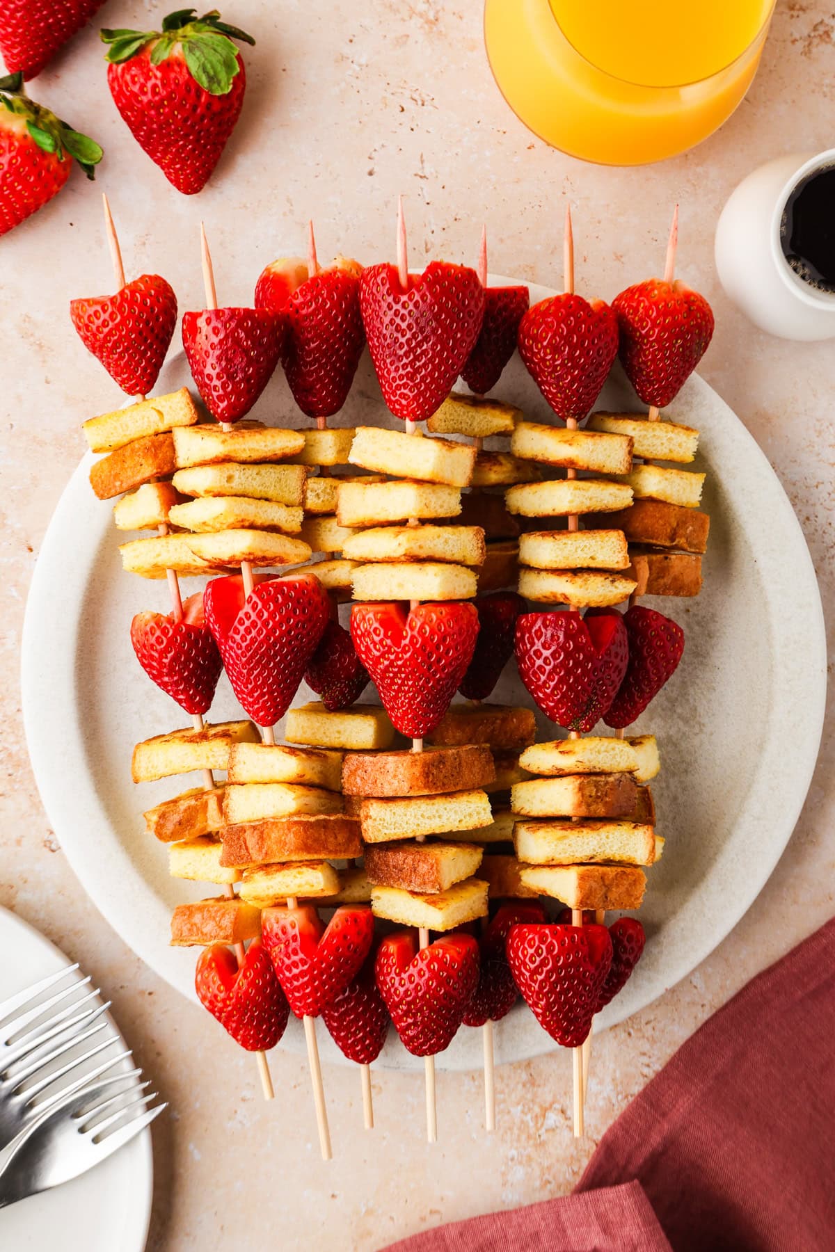 French Toast Kebabs