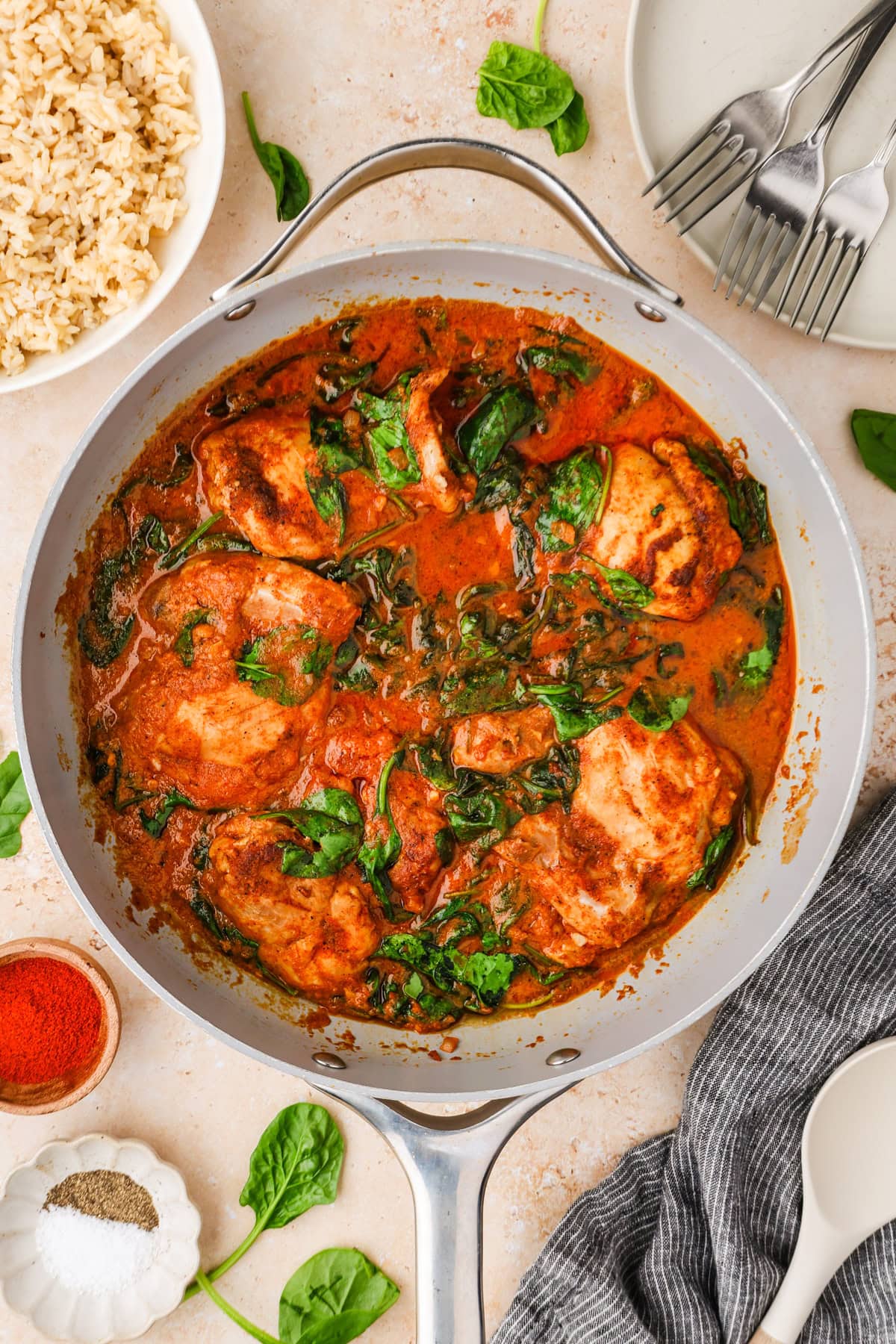 Paprika Chicken with Greek Yogurt (One-Pan, High Protein)